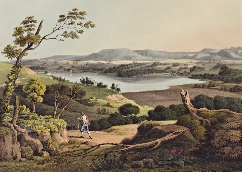 Grecian Remains in Italy - Lake of Giuliano (1812)