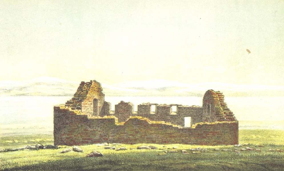 Gronland, dess Natur och Innevanare - Kyrkoruin vid Kakortak (Syd-Gronland) (1872)
