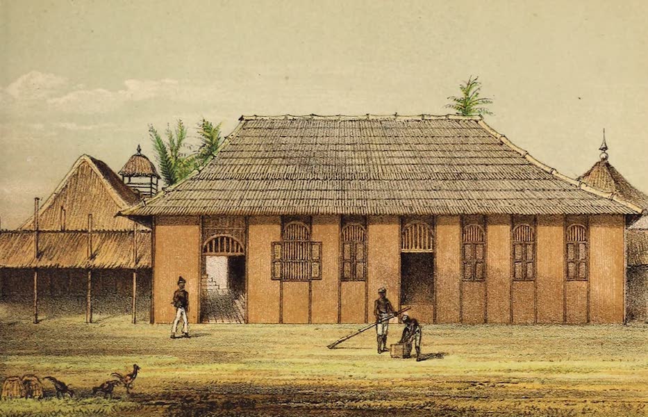 Head-Hunters of Borneo - Palace of the Sultan of Koetei (1882)