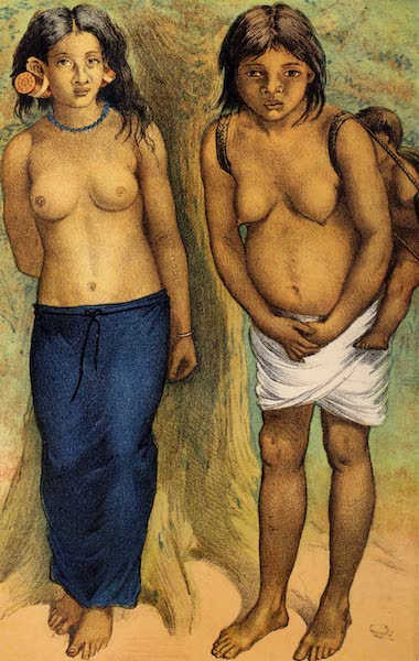 Head-Hunters of Borneo - The Forest People: Mother & Maid (1882)