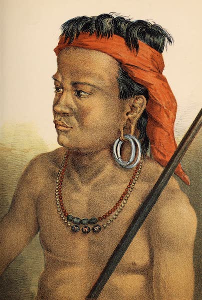 Head-Hunters of Borneo - Hetdung, my favourite Dyak boy (1882)