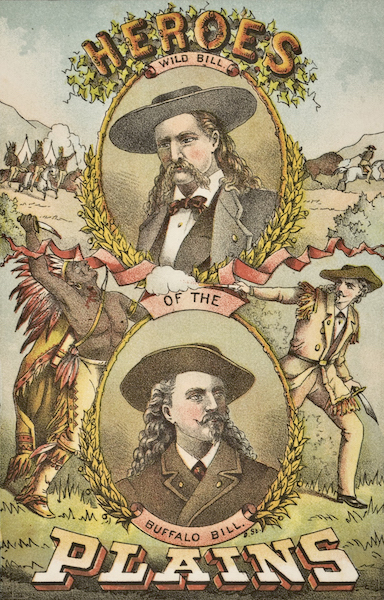 Heroes of the Plains - Illustrated Title Page (1881)