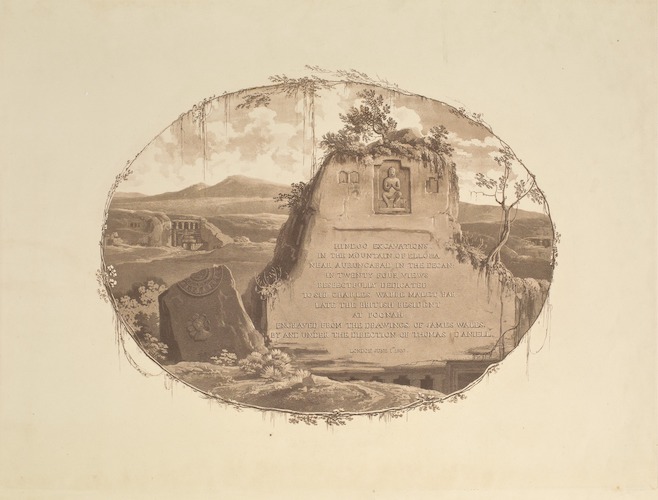 Madras - Hindoo Excavations in the Mountain of Ellora