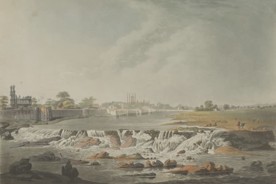 Hindoostan Scenery - North-East View of Hydrabad (1799)