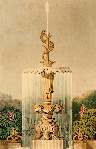 Hints on Ornamental Gardening - A Fountain (1823)
