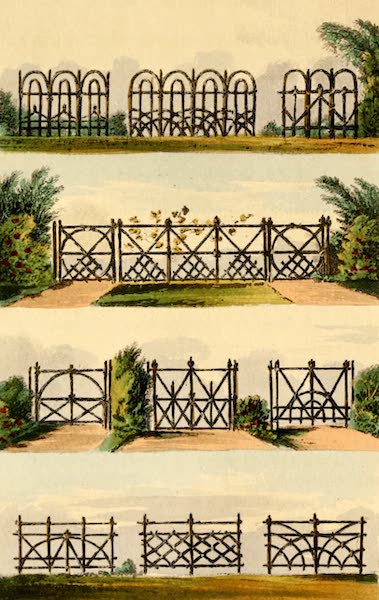 Hints on Ornamental Gardening - Coppice Wood Fences, Gates and Hurdles (1823)