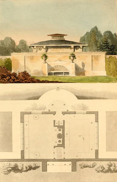 Hints on Ornamental Gardening - A Laundry. The Plan at an Enlarged Scale (1823)