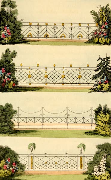 Hints on Ornamental Gardening - Garden Railing (1823)