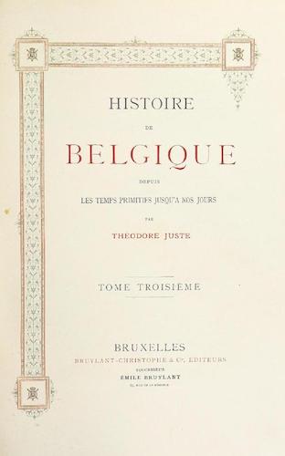 Histoire de Belgique Vol. 3