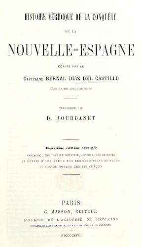 British Library - Histoire Veridique de la Conquete de la Nouvelle-Espagne