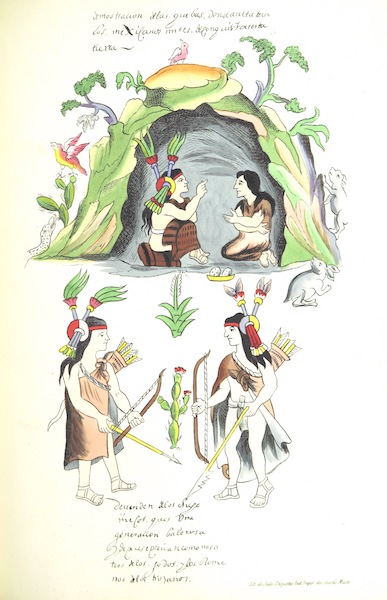Historia de las Indias de Nueva Espana y Islas de Tierra Firme Atlas - Frontispiece (1880)