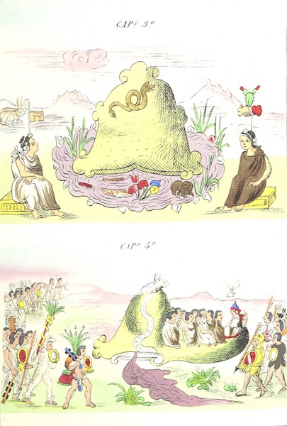 Historia de las Indias de Nueva Espana y Islas de Tierra Firme Atlas - Trat: 1 - Lamina 2 (1880)
