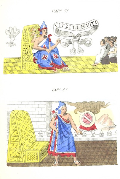 Historia de las Indias de Nueva Espana y Islas de Tierra Firme Atlas - Trat: 1 - Lamina 4 (1880)