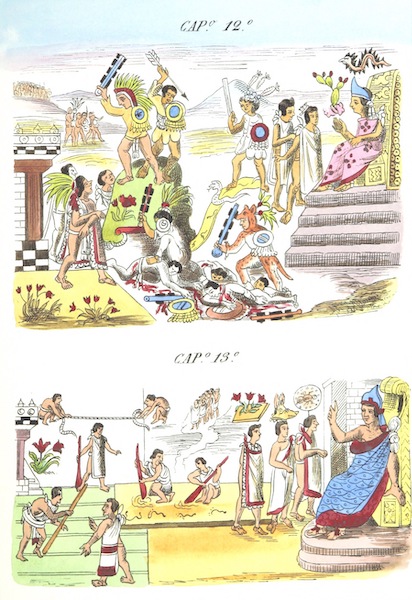 Historia de las Indias de Nueva Espana y Islas de Tierra Firme Atlas - Trat: 1 - Lamina 6 (1880)