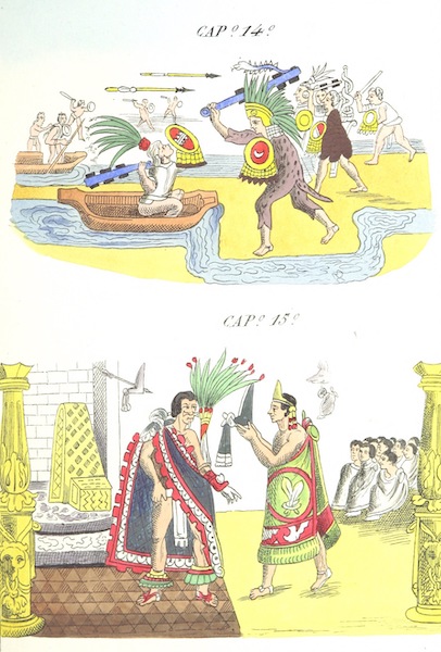 Historia de las Indias de Nueva Espana y Islas de Tierra Firme Atlas - Trat: 1 - Lamina 7 (1880)