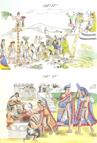 Historia de las Indias de Nueva Espana y Islas de Tierra Firme Atlas - Trat: 1 - Lamina 8 (1880)