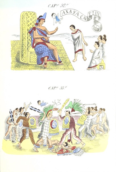 Historia de las Indias de Nueva Espana y Islas de Tierra Firme Atlas - Trat: 1 - Lamina 10 (1880)