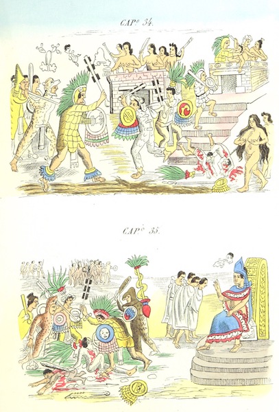 Historia de las Indias de Nueva Espana y Islas de Tierra Firme Atlas - Trat: 1 - Lamina 11 (1880)
