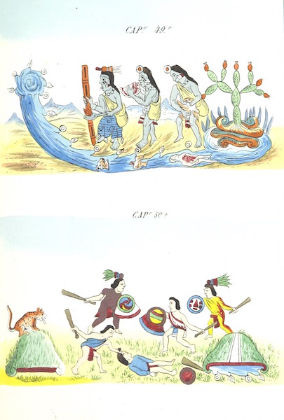 Historia de las Indias de Nueva Espana y Islas de Tierra Firme Atlas - Trat: 1 - Lamina 17 (1880)