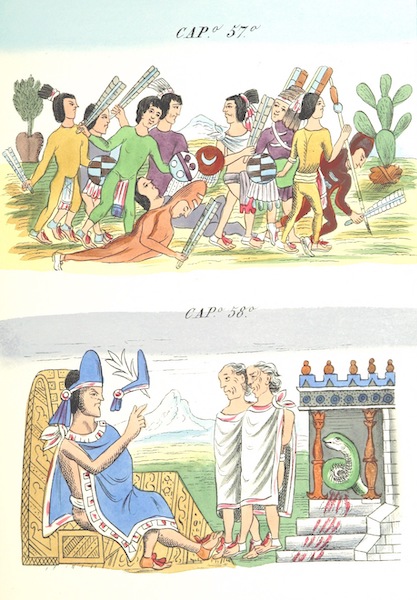 Historia de las Indias de Nueva Espana y Islas de Tierra Firme Atlas - Trat: 1 - Lamina 21 (1880)