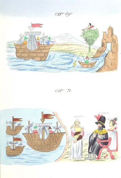 Historia de las Indias de Nueva Espana y Islas de Tierra Firme Atlas - Trat: 1 - Lamina 27 (1880)