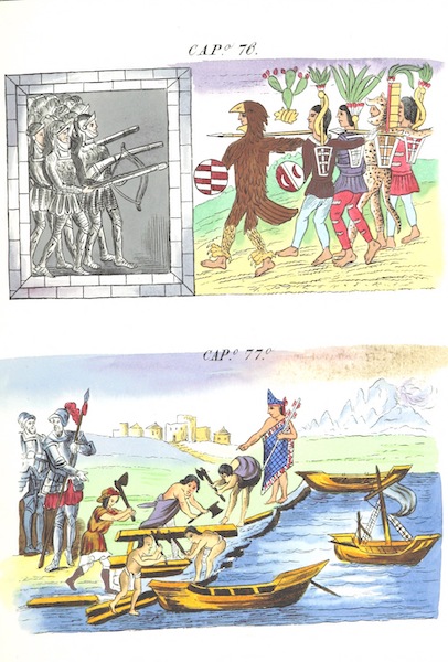 Historia de las Indias de Nueva Espana y Islas de Tierra Firme Atlas - Trat: 1 - Lamina 30 (1880)