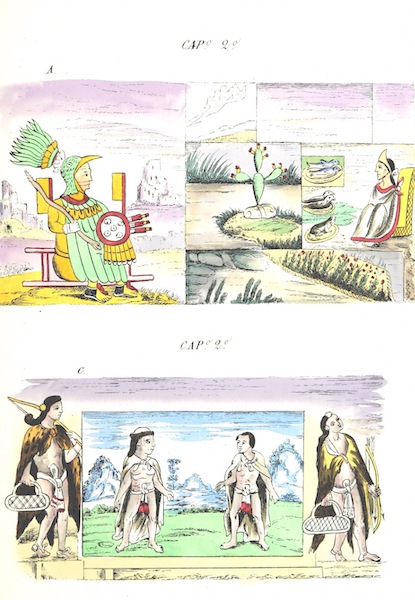 Historia de las Indias de Nueva Espana y Islas de Tierra Firme Atlas - Trat: 2 - Lamina 2 (1880)