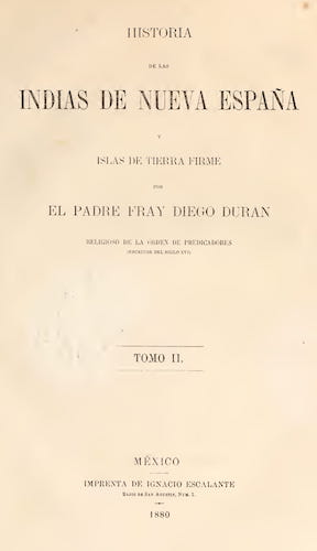 New World - Historia de las Indias de Nueva Espana y Islas de Tierra Firme Vol. 2