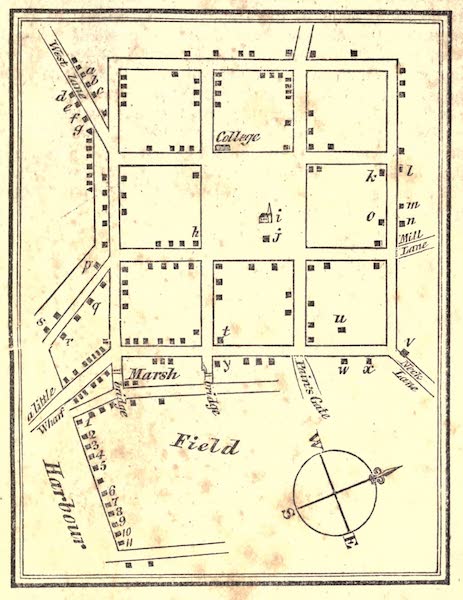 A Plan of the Town of New Haven taken by Mr. Joseph Brown in the Year 1724