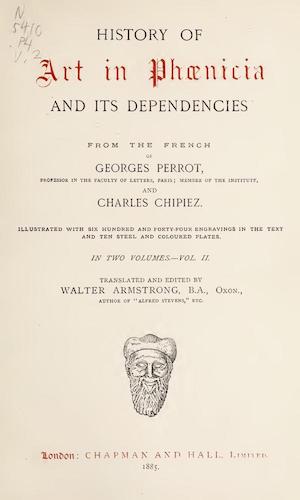 History of Art in Phoenicia Vol. 2 (1885)