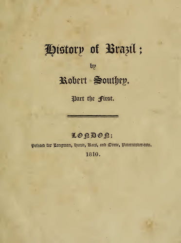 Andes - History of Brazil Vol. 1