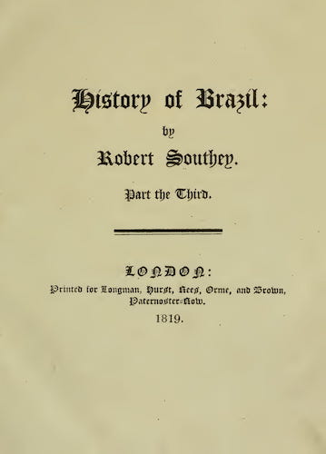 Andes - History of Brazil Vol. 3