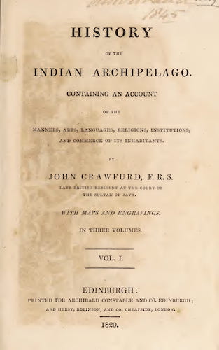 Maldives - History of the Indian Archipelago Vol. 1