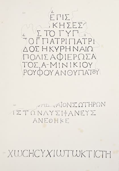 Cyrene Inscriptions [VI]
