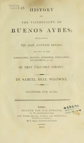 History of the Viceroyalty of Buenos Ayres