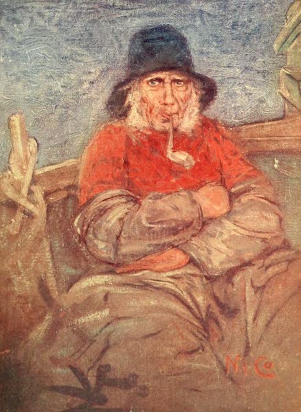 Holland, by Nico Jungman - An Old Fisherman of Scheveningen (1904)