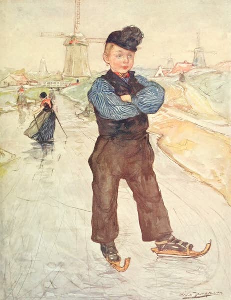 A Peasant Boy of Veere on Skates