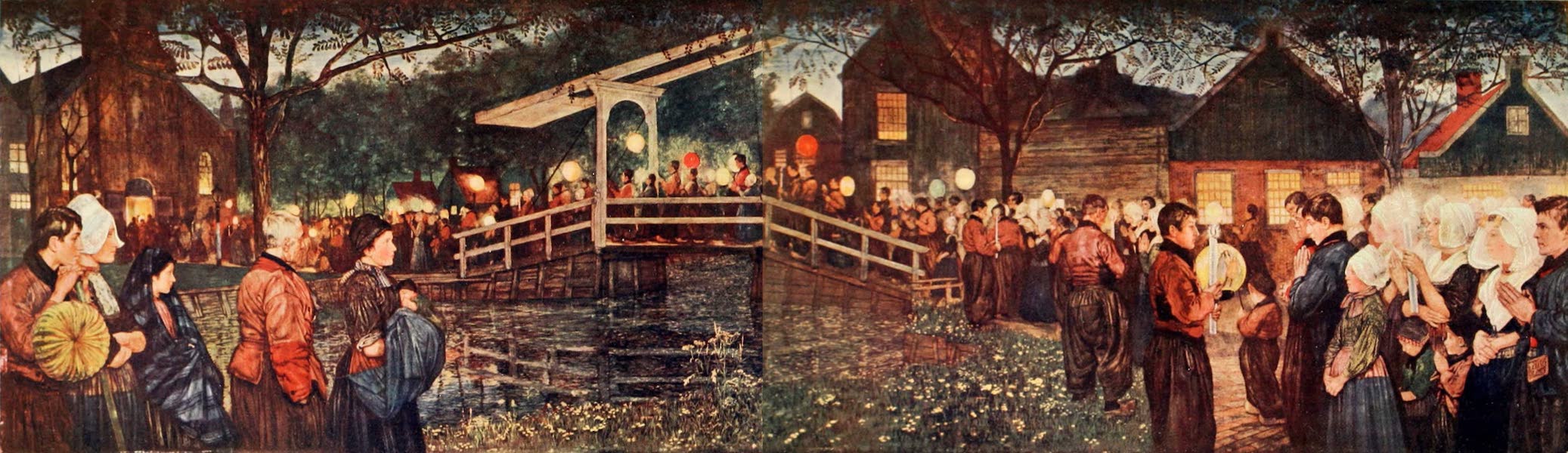 Holland, by Nico Jungman - Religious Procession [Composite] (1904)