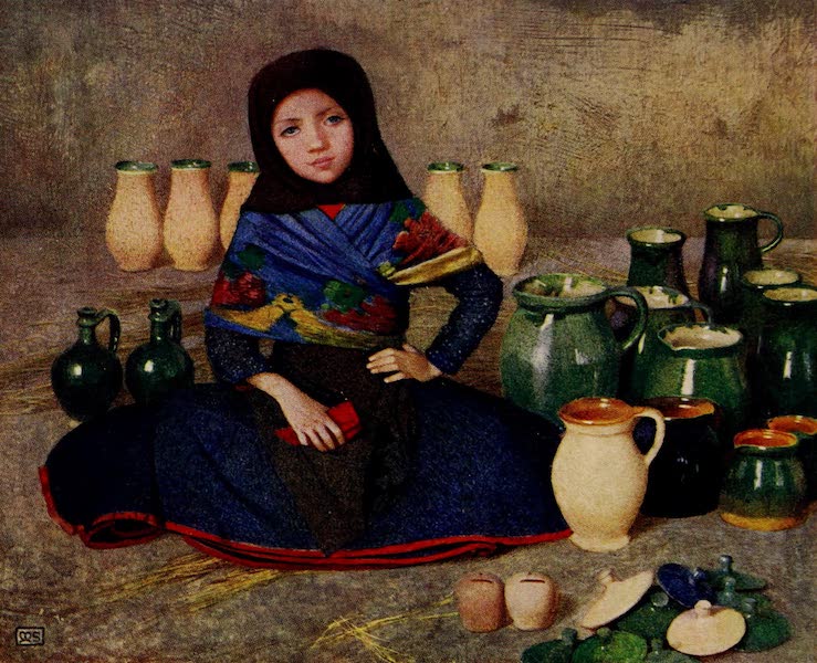 Hungary, Painted and Described - Market Girl, Kalocsa (1909)