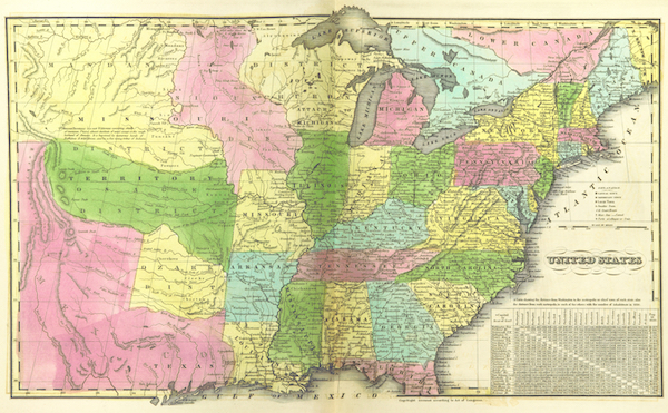 Huntington's School Atlas - United States (1836)