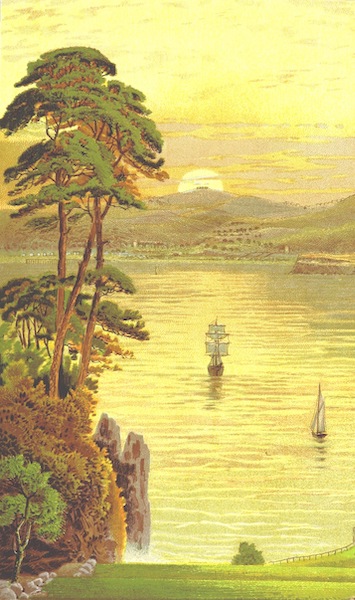 Illustrated Guide to Torquay and Neighbourhood - View of Torbay from the Lands End Walk near the Imperial Hotel (1884)