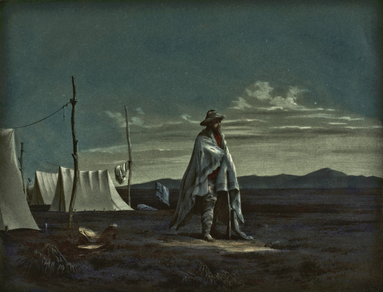 Illustrated Notes of an Expedition through Mexico and California - The Night Watch (1852)