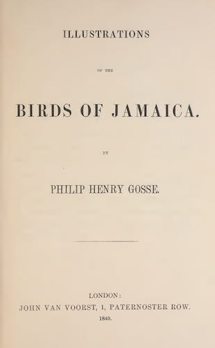 Haiti - Illustrations of the Birds of Jamaica