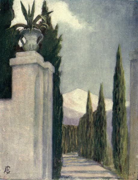 In the Track of Moors - Gateway in the Generalife Gardens, Granada (1905)