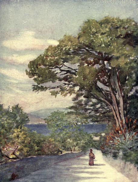 In the Track of Moors - A Road in Gibraltar (1905)