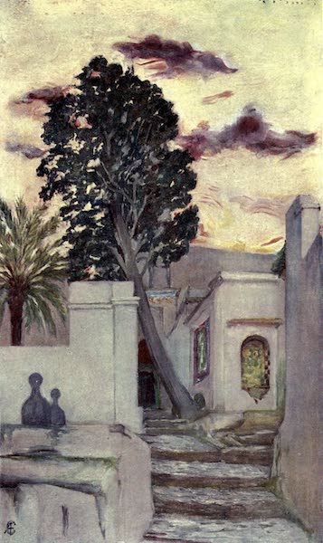In the Track of Moors - Entrance to the Mosque of Sidi, Abd-er-rahman (1905)