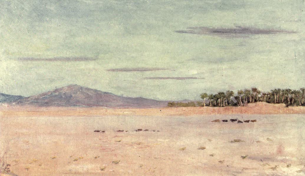In the Track of Moors - The Desert Near Biskra (1905)