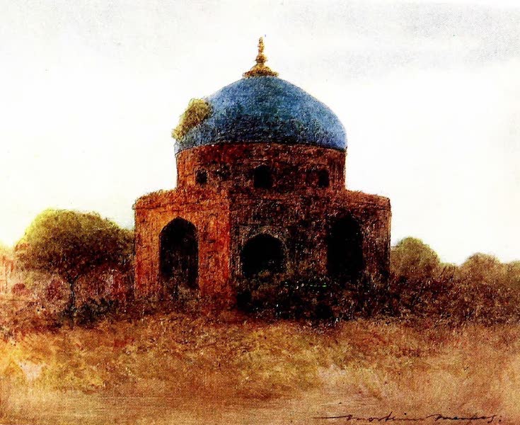 India by Mortimer Menpes - The Porcelain Dome (1905)