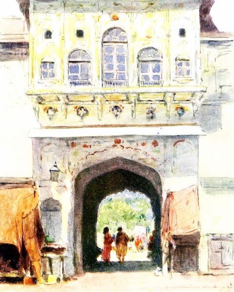 India by Mortimer Menpes - A Ruined Palace (1905)