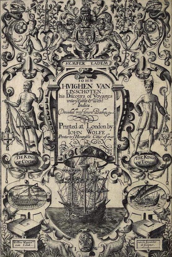 Iohn Huighen van Linschoten His Discours of Voyages (1598)